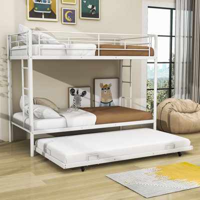 Beckette Kids Twin Over Twin Bunk Bed with Trundle