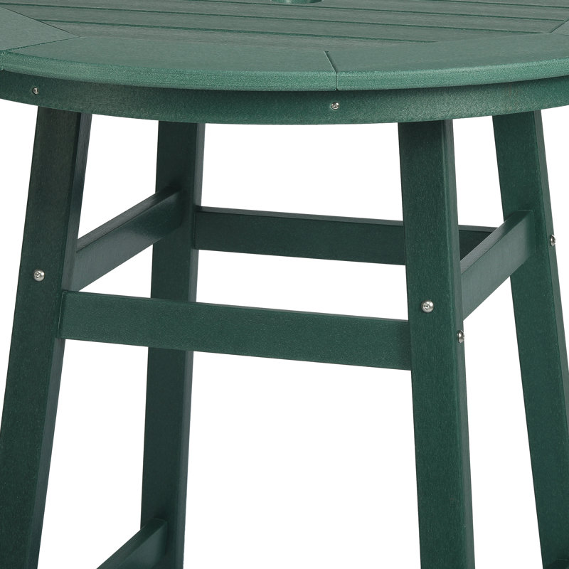 Table de bar d'extérieur ronde 34,9 po Laguna, Vert