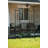 110cm W x 45cm D Steel Arbour in Black