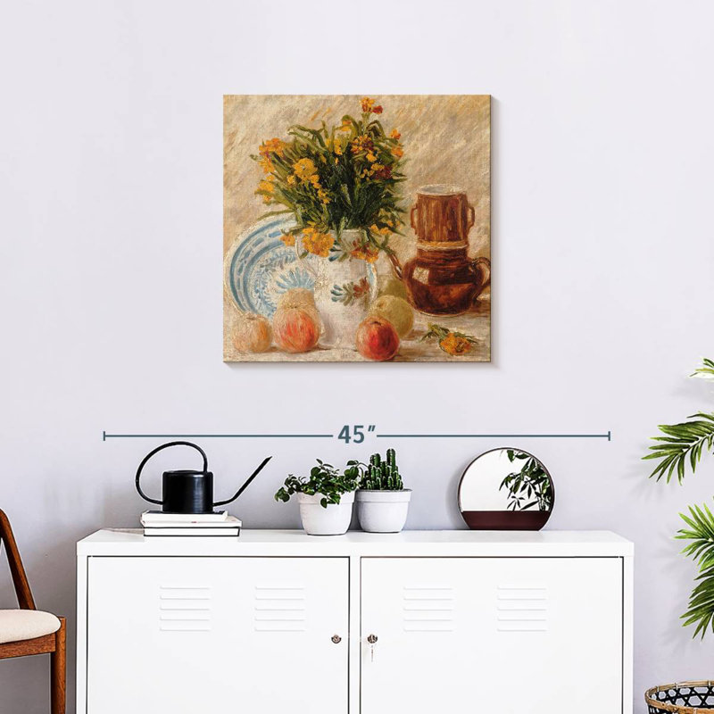 Yarlin nature morte aux pommes, H 24 po x l 24 po