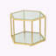 Ensemble de salon polyvalent 1 + 4 avec petite table basse, table de chevet et table d'appoint, idéal pour les maisons modernes