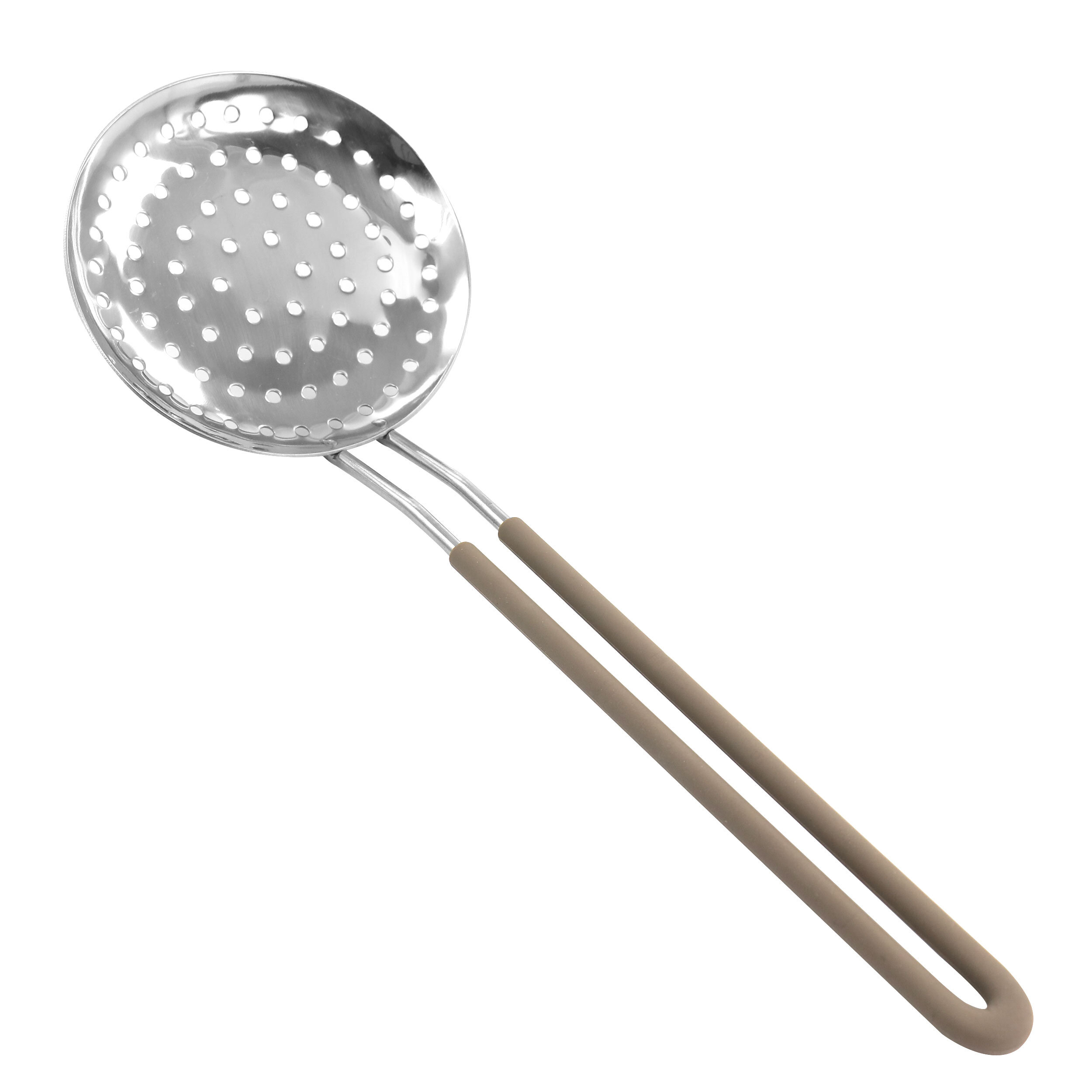 Martha Stewart Stainless Steel Spider Strainer Kitchen Utensil With Wooden  Handle