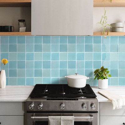 10-Pack Square Peel and Stick Backsplash Tiles – 12"x12" Thicker 3D Design