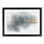 Mountain in Whistler Canada in Abstract - Framed Print-55726407-55726406