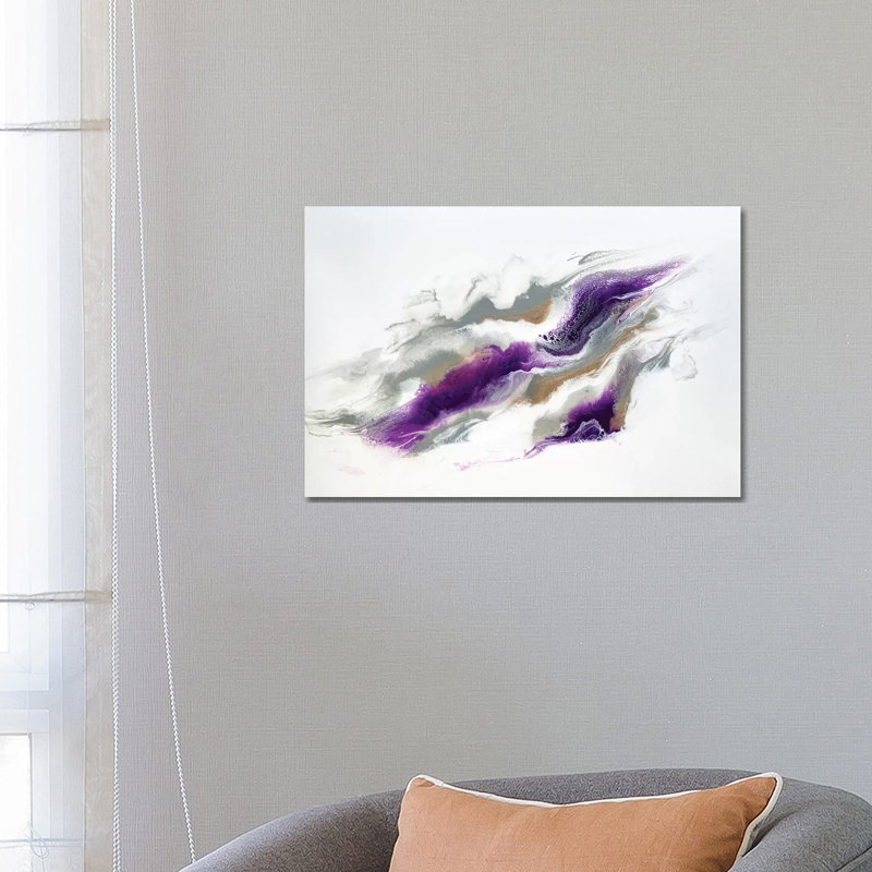 Grey And Violet Skies - Print on Canvas, Wrapped Canvas, 66.04 cm H x 45.72 cm W x 1.91 cm D