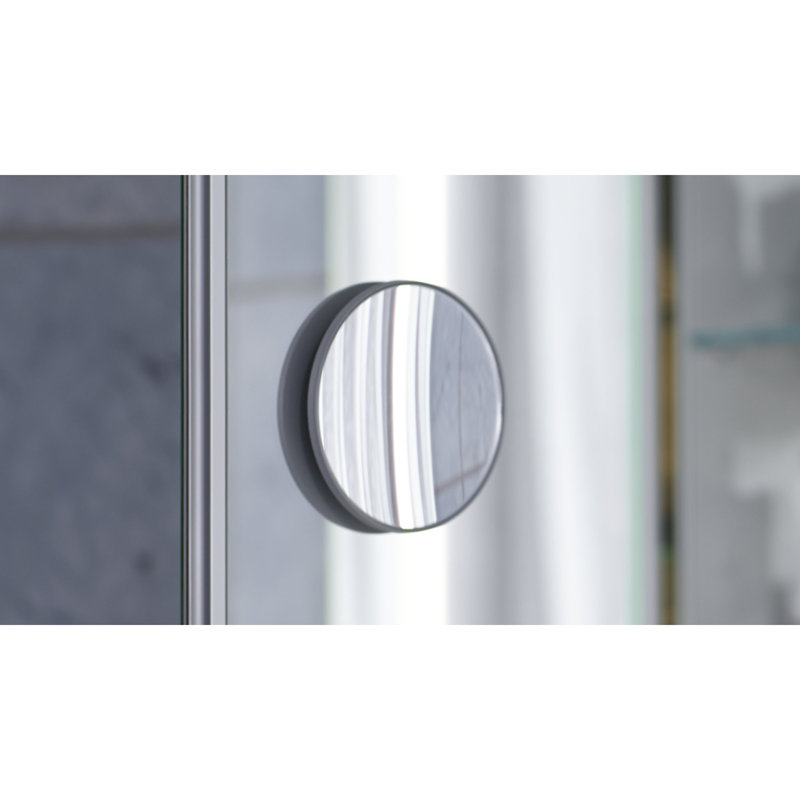 Sleek 40" Rectangular Frameless Medicine Cabinet with LED and Bluetooth