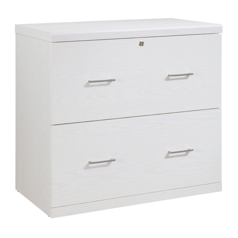 30'' Wide 2 -Drawer File Cabinet, White
