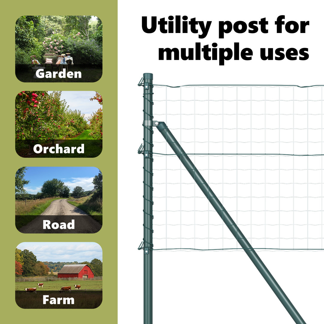 120cm H x 3.2cm W Steel Fencing Kits