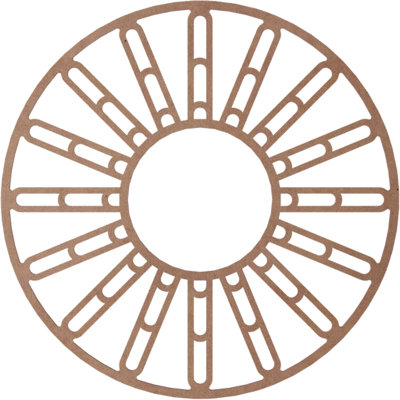 Médaillon de plafond en bois Hale