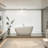 67" Acrylic Freestanding Slipper Bathtub