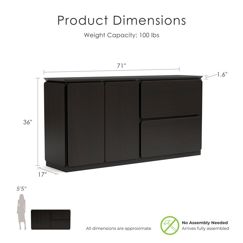 Rozella Solid Wood Server