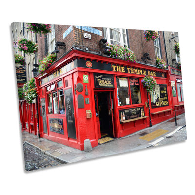 Temple Bar Dublin Ireland - Wrapped Canvas Art Prints