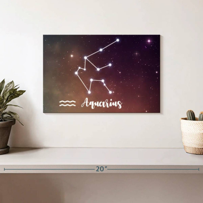 Adella Aquarius Constellation, 8" H x 12" W