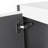 12" Bathroom Side Cabinet,Soft Close Doors,Float Mounting Design