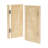 35.4X27.5” Solid Wood Swing Door