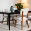 Ensemble de 2 chaises de salle à manger de style Mid-Century de 20,08 po de largeur