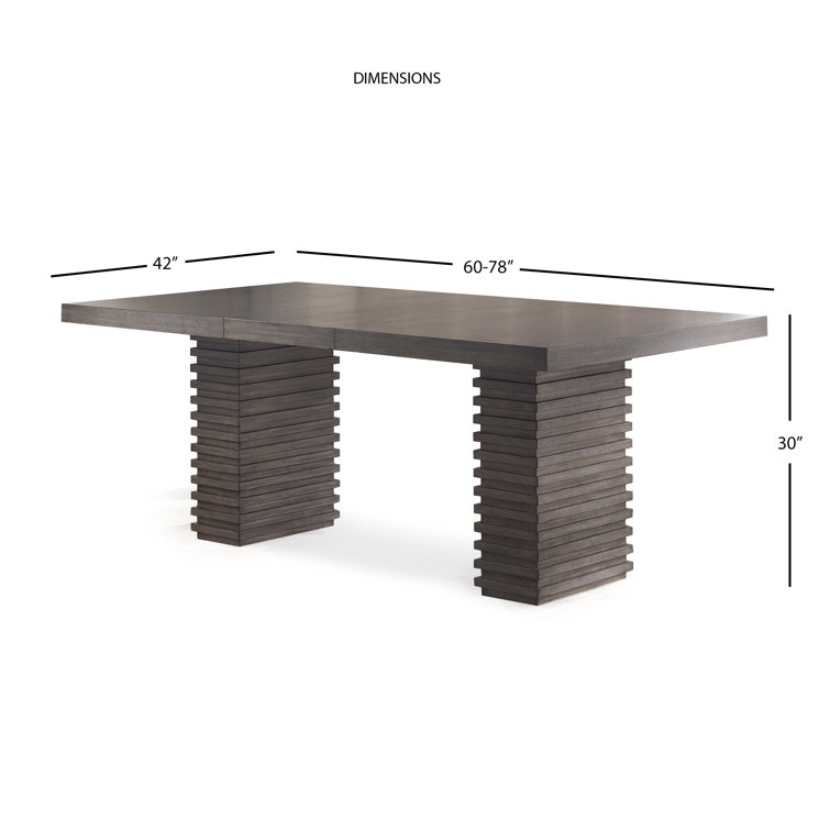 Walter Extendable Dining Table Greyleigh