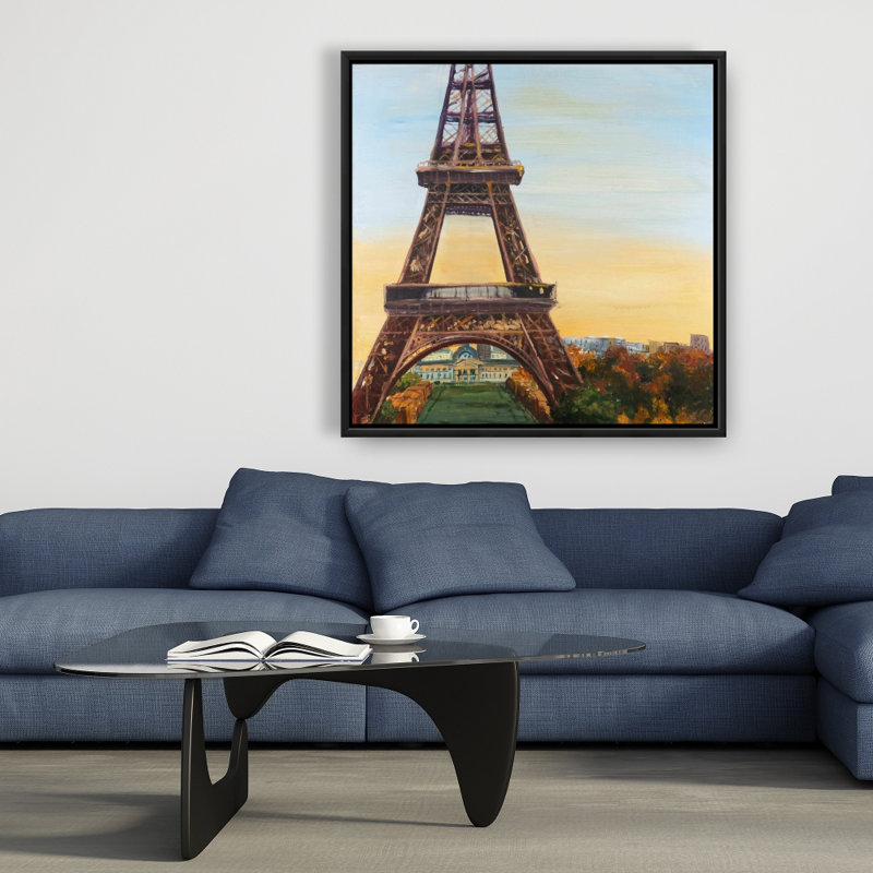 Eiffel Tower By Dawn Print On Canvas