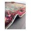 Tapis décoratif floral bleu et rose lavable à la machine-680190897