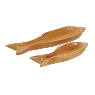 Solid Wood Tray - Set of 2