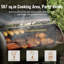 Z GRILLS Barbecue à granules de bois de 567 pieds carrés avec contrôle automatique de la température
