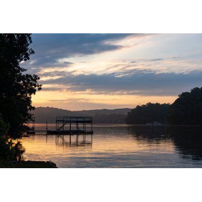 Dawn Over Lake Lanier by Liz W Grogan - Wrapped Canvas Print