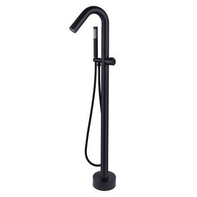 Single-Handle Freedstanding Tub Faucet With Hand Shower In