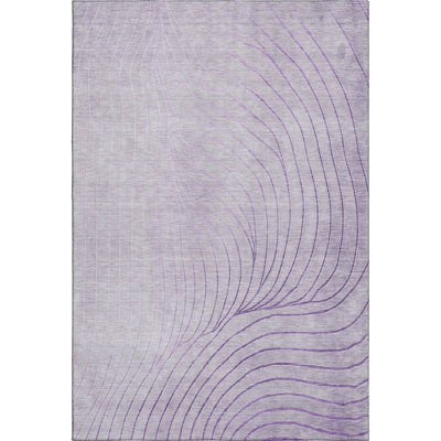 Premium Machine Washable Mayfield AMF2107 Swirls Rug