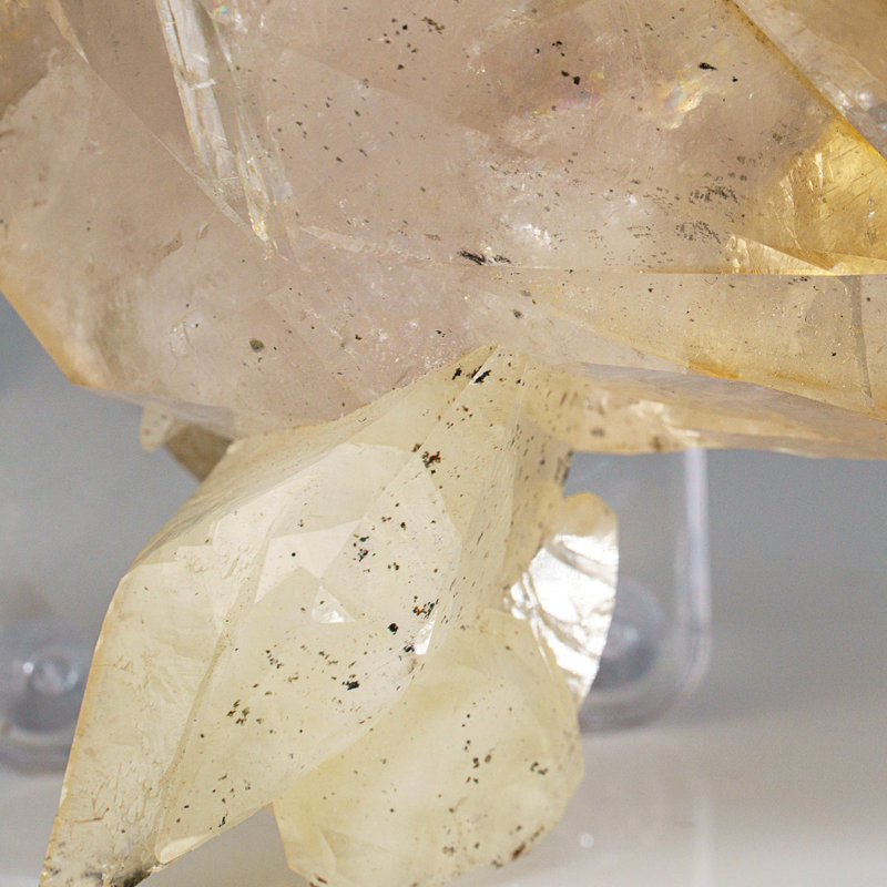 Twinned Golden Calcite Crystal from Elmwood Mine, Tennessee (0.17 Lbs)