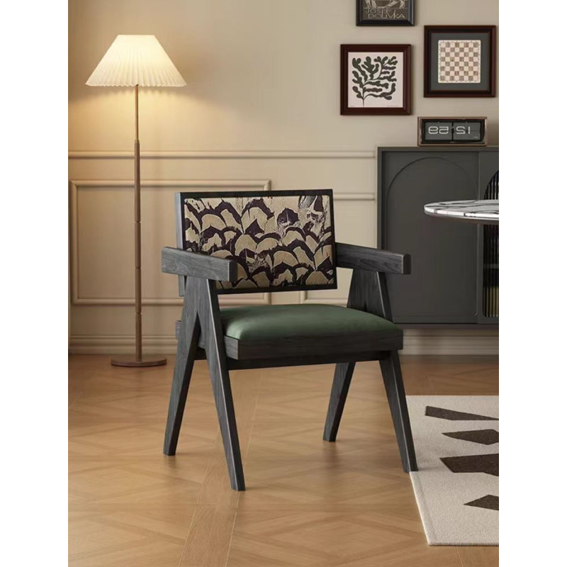 Chaise Chatoya Chanidi, Vert, Noir, noir, noir, noir