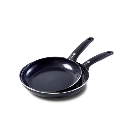 GreenPan Cambridge Aluminium Non-Stick 24cm & 28cm Frying Pan Set