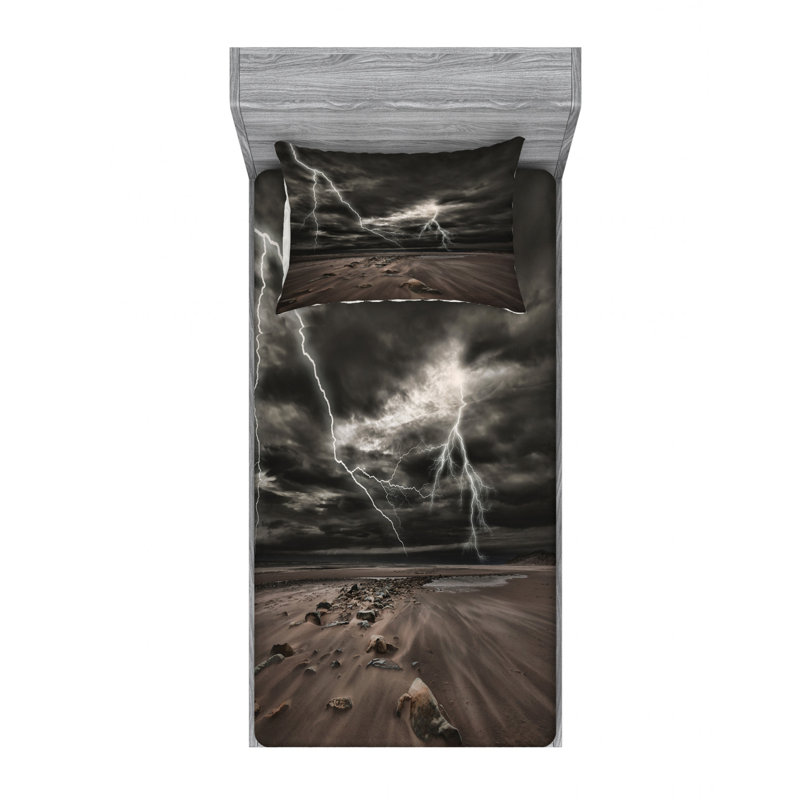 Microfiber Sheet Set, Full Sheet Set with Fitted Sheet