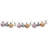 Ornament String Christmas Lights - Warm White LED - 3' Clear Wire - 10Ct-103688438