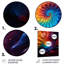 «Colorful Space Fractal Vortex V», impression d'art mural en métal fractal-348634873