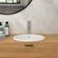 Lavabo de salle de bain semi-encastré