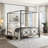 Edmont Metal Canopy Bed-32735733