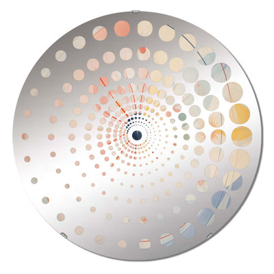 Aleksander - Spiral Circle Wall Mirror