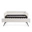 Lit de jour avec canapé-lit rembourré, avec rayures verticales, tissu en lin, (82,5 po x 58 po x 30 po)-2098431886-2098431885