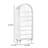 Vintage Arched Display Cabinet China Cabinet-310437669