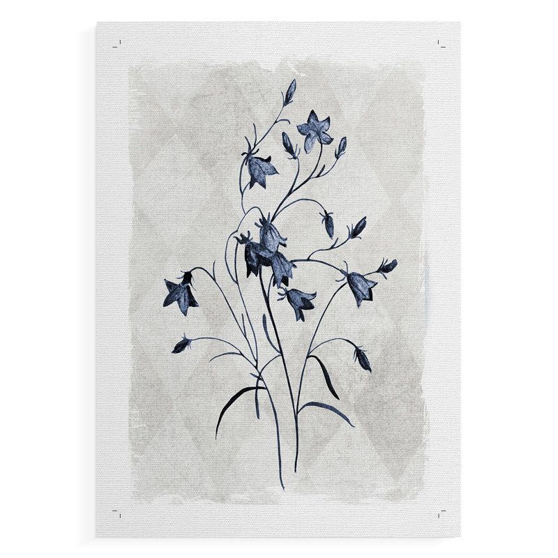 Harlequin Botanical II - Impression sur toile seulement - NON-CADRE, H 18 po x l 12 po
