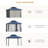 Aashma 3m x 3m Metal Patio Gazebo