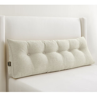 WOWMAX Bed Rest Wedge Back Reading Pillow Headboard Ivory King Size - On  Sale - Bed Bath & Beyond - 30683253