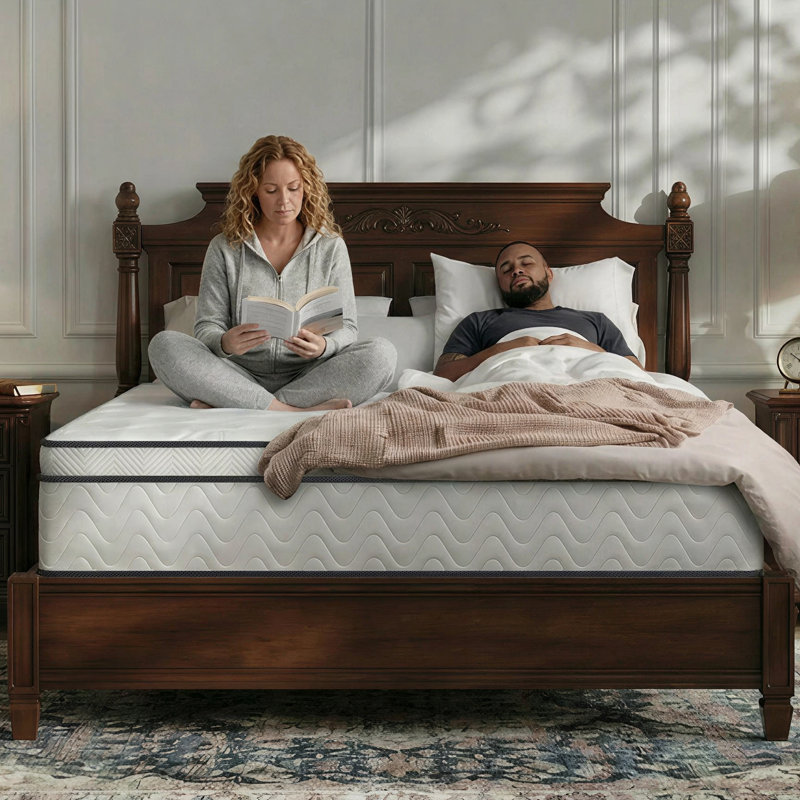 14'' Firm Hybrid Mattress with Reinforced Center Support, Full, 14"