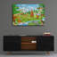 Art mural en verre épique «Fun With Forest Friends» par DoodleScapes, 36 po x 24 po