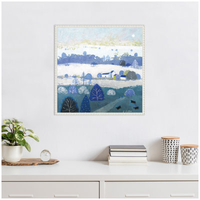 «Winter Dales» par Giuliana Lazzerini, reproduction d'art sur toile encadrée