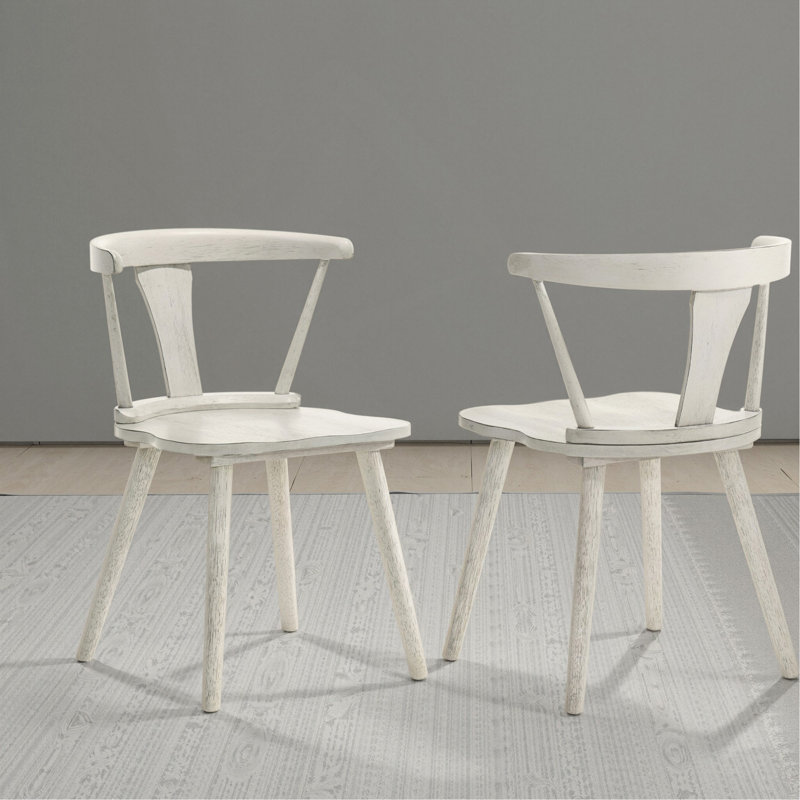 [Ensemble de 2] Chaises de salle à manger de ferme, chaises d'appoint pour la cuisine et la salle à manger, assemblage facile