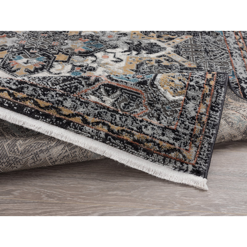 Etto Oriental Indoor Rug, Rectangle 4' x 6'