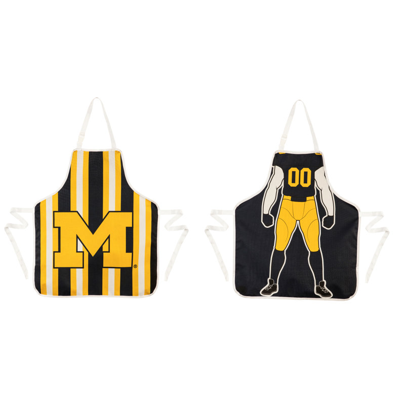 No Pattern Bib Apron, University Of Michigan