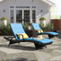 Blaise Outdoor Chaise Lounge Set , Cushion Included