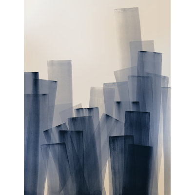 «Blue Pallet I» par Janice Sadler - reproduction d'art